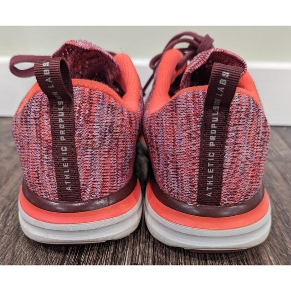 APL Techloom Pro Propelium Pink Orange Lace Up Sneakers Size 7 - Picture 5 of 13